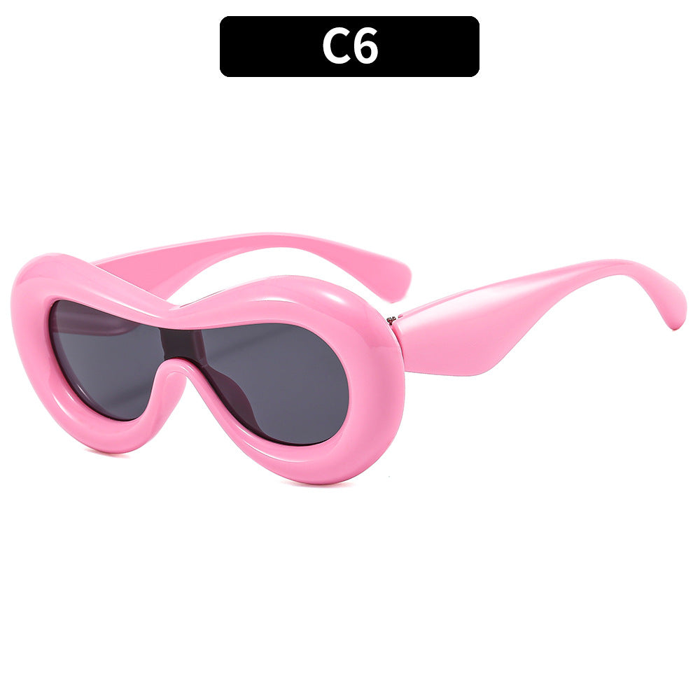 Wholesale Funny Bubble Stereo Candy Color PC Sunglasses